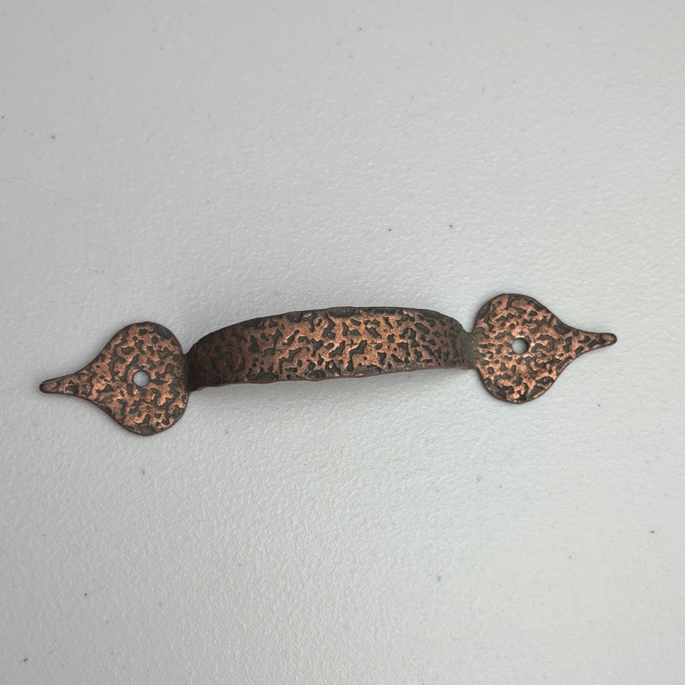 Vintage Decorative Copper Drawer Pull